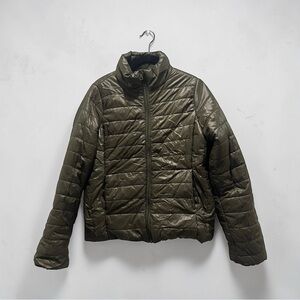 Active USA Olive Puffer Jacket